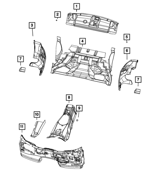 Carpets, Floor Mats, Load Floor, and Silencers for 2022 Chrysler 300 #1