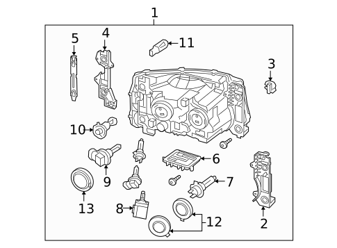 Bulbs - Chassis for 2013 Land Rover LR4 #2