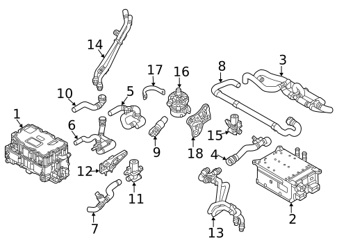 Hoses & Lines for 2020 Audi A8 Quattro #2