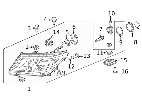 Bulbs - Chassis for 2014 Honda Odyssey #2
