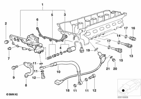 Cylinder Head for 1996 BMW 325is #1