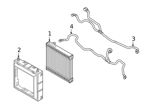 Radiator & Components for 2018 BMW 540d xDrive #1