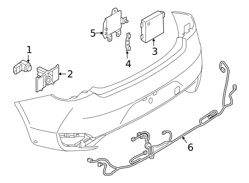 Electrical Components for 2019 INFINITI Q60 #1