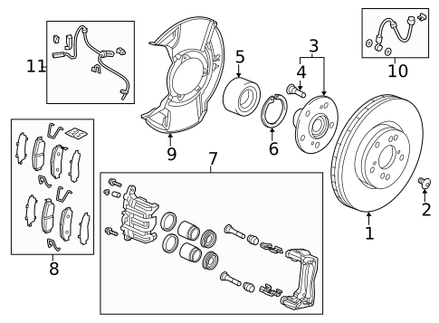 Anti-Lock Brakes for 2022 Acura TLX #0
