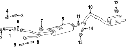 Exhaust Components for 2024 Lexus GX550 #0