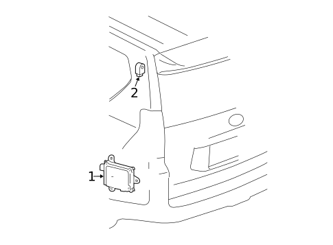 Electrical Components for 2020 Lexus GX460 #1