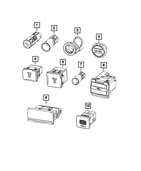 Power Distribution, Fuse Block, Junction Block, Relays and Fuses for 2026 Jeep Wrangler #1