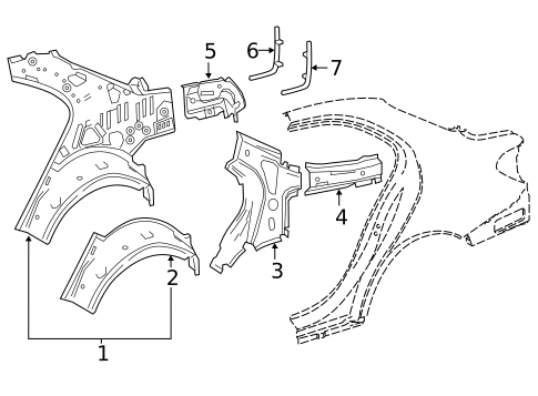 Inner Structure for 2021 Mercedes-Benz E 450 #1
