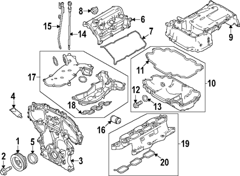 Engine Parts for 2021 Nissan Maxima #12
