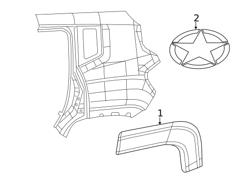 Exterior Trim - Quarter Panel for 2018 Jeep Renegade #0