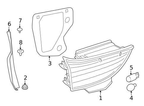 Bulbs - Chassis for 2017 BMW 535i GT xDrive #0