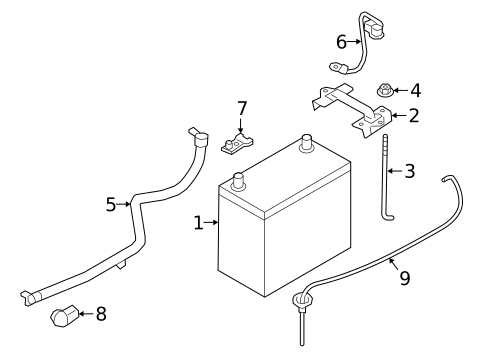 Battery for 2021 Mitsubishi Outlander PHEV #1