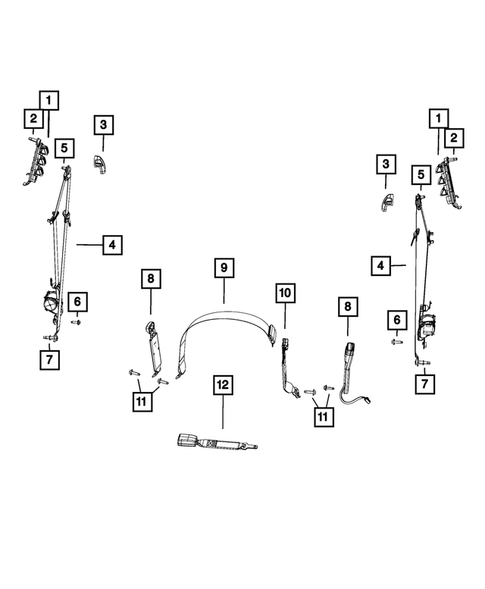 Seat Belts for 2013 Ram 2500 #2