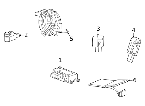 Air Bag Components for 2023 Buick Encore GX #1