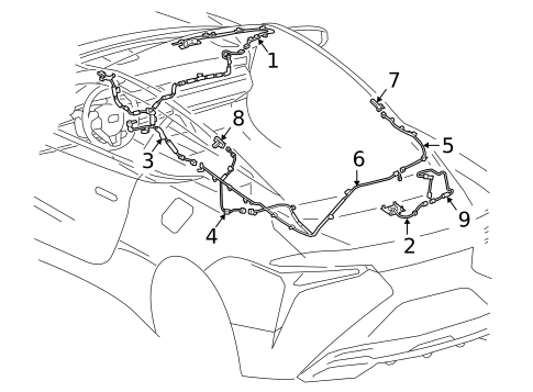 Antenna & Radio for 2018 Lexus LC500 #1