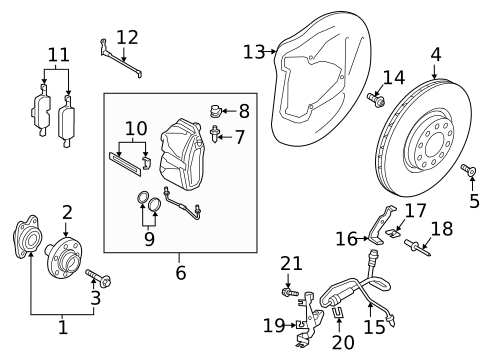 Brake Components for 2019 Audi A6 Quattro #0