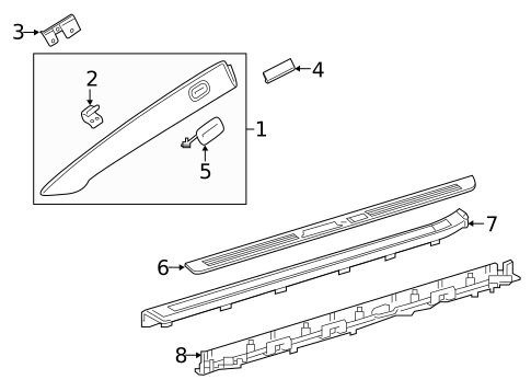 Interior Trim - Pillars for 2015 Mercedes-Benz S 63 AMG® #1