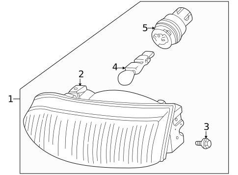 Bulbs - Chassis for 2002 Toyota Corolla #1