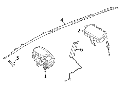 Air Bag Components for 2022 Hyundai Elantra N #0
