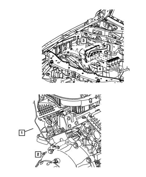 Wiring-Powertrain for 2009 Jeep Liberty #1