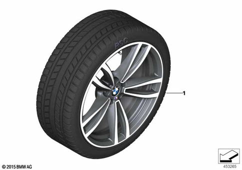 Complete Wheel Winter for 2019 BMW 740eX #2