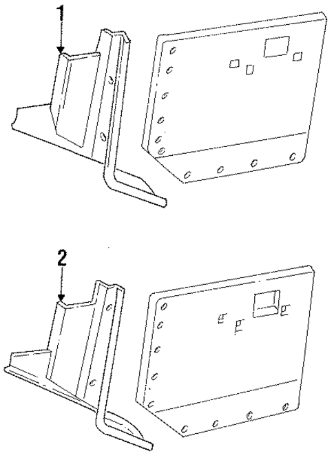 Interior Trim - Pillars for 1986 Ford E-350 Econoline #1