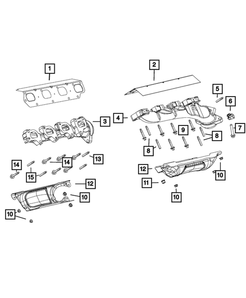Manifolds and Vacuum Fittings for 2020 Ram 3500 #1