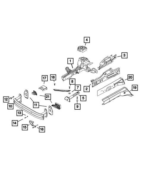 Frames for 2016 Fiat 500X #0