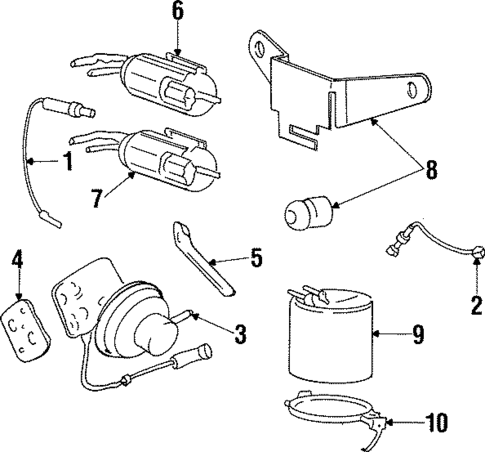 EGR System for 1998 Hyundai Sonata #0