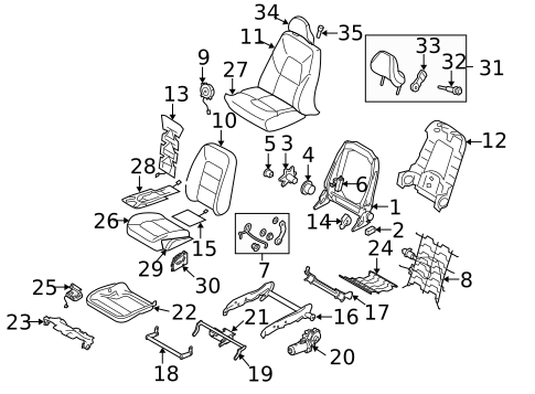 Power Seats for 2010 Volvo V70 #0