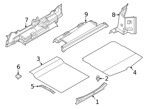 Interior Trim - Rear Body for 2021 BMW 430i #3