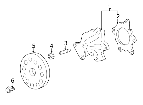 Water Pump for 2006 Scion xA #0