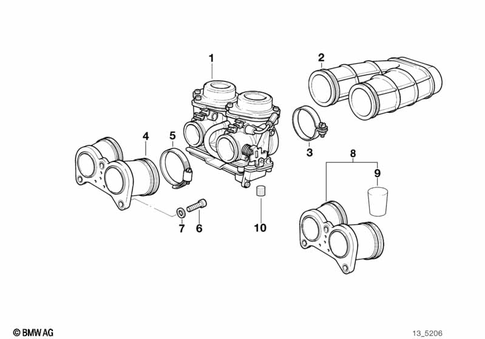 Carburetor for 1997 BMW-Motorrad F 650 ST #4