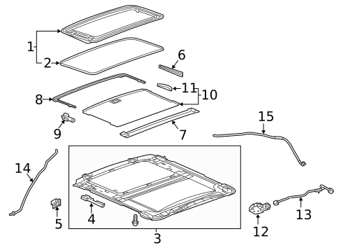 Sunroof for 2015 Cadillac ATS #0
