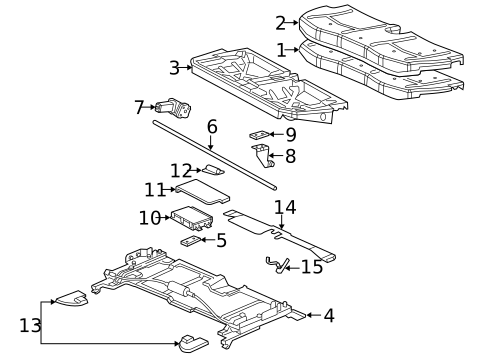 Third Row Seats for 2008 Cadillac SRX #1