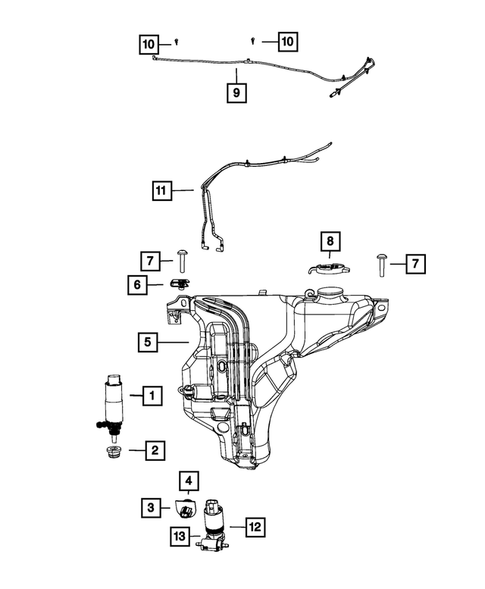 Wiper and Washer System for 2011 Jeep Grand Cherokee #0
