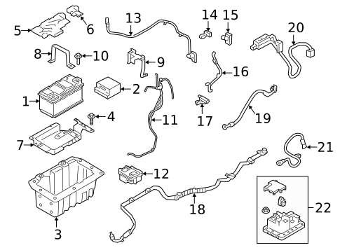 Battery for 2019 Land Rover Range Rover Velar #5