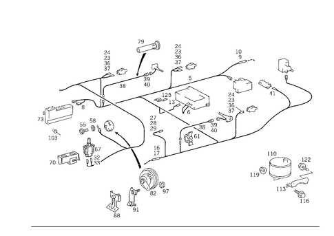 Antitheft Alarm System for 1988 Mercedes-Benz 300E #2
