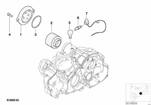Oil Filter and Lines for 2005 BMW-Motorrad F 650 GS #0