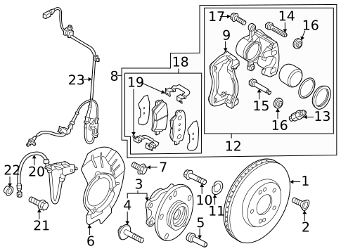 Front Brakes for 2025 Kia Soul #4