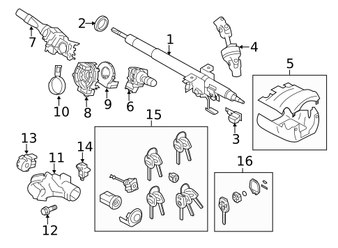 Ignition Lock for 2015 Subaru XV Crosstrek #0