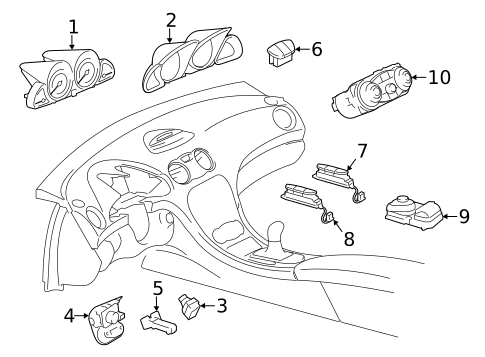 Switches for 2011 Mercedes-Benz SL 550 #0