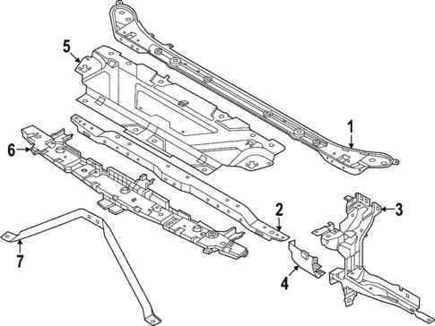 Radiator Support for 2024 BMW M240i xDrive #0
