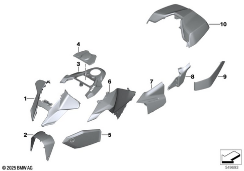 Painted Parts for 2025 BMW-Motorrad R 1300 RT #1