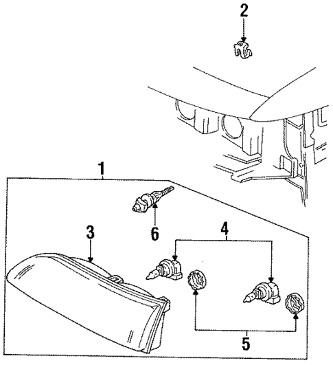 Bulbs - Chassis for 1994 Ford Crown Victoria #0
