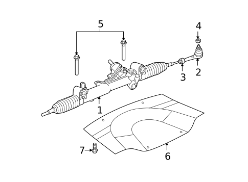Steering Gear & Linkage for 2009 Dodge Charger #0