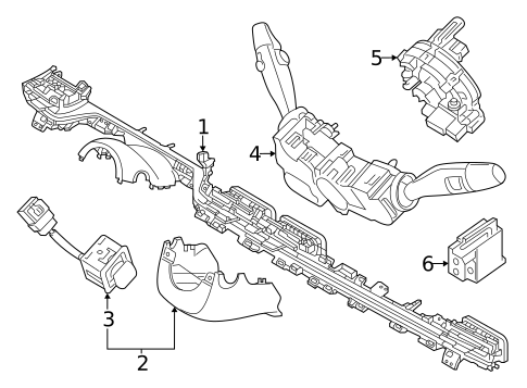 Shroud, Switches & Levers for 2023 Genesis G90 #0