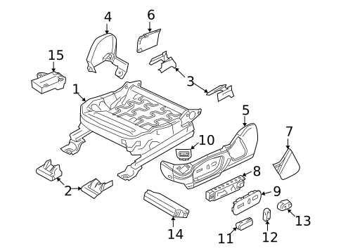 Tracks & Components for 2018 Ford Special Service Police Sedan #0