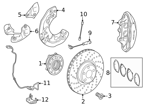 Front Brakes for 2020 Mercedes-Benz AMG GT #0