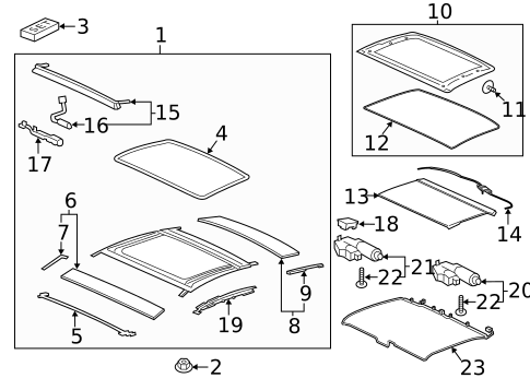 Sunroof for 2019 Porsche 911 #2